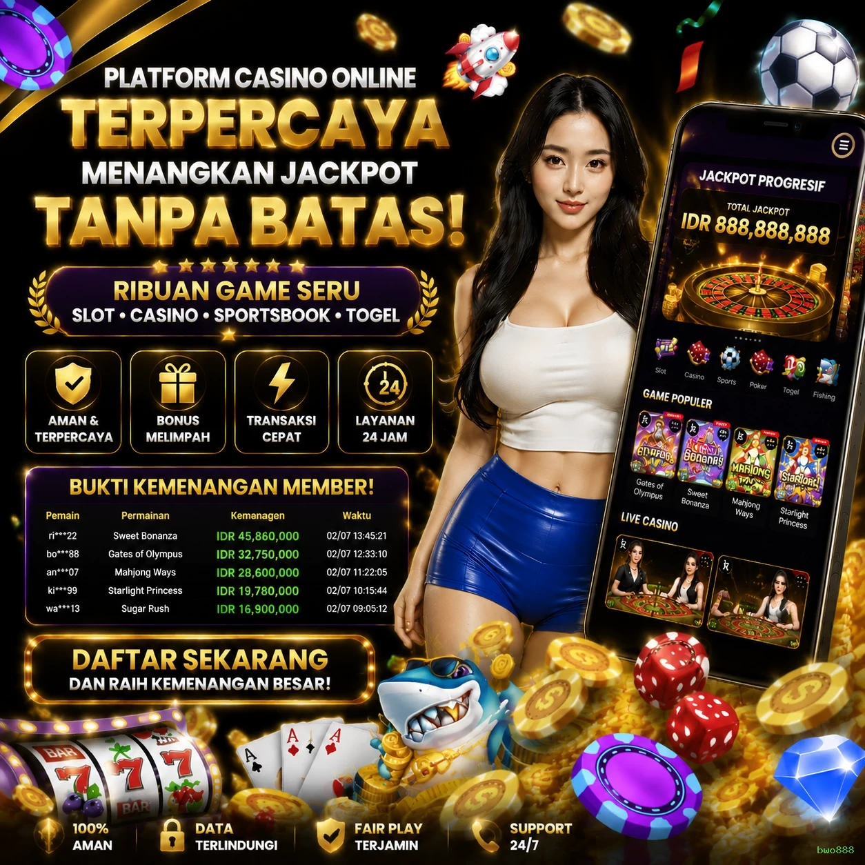 bwo888 Tutorial Pemain