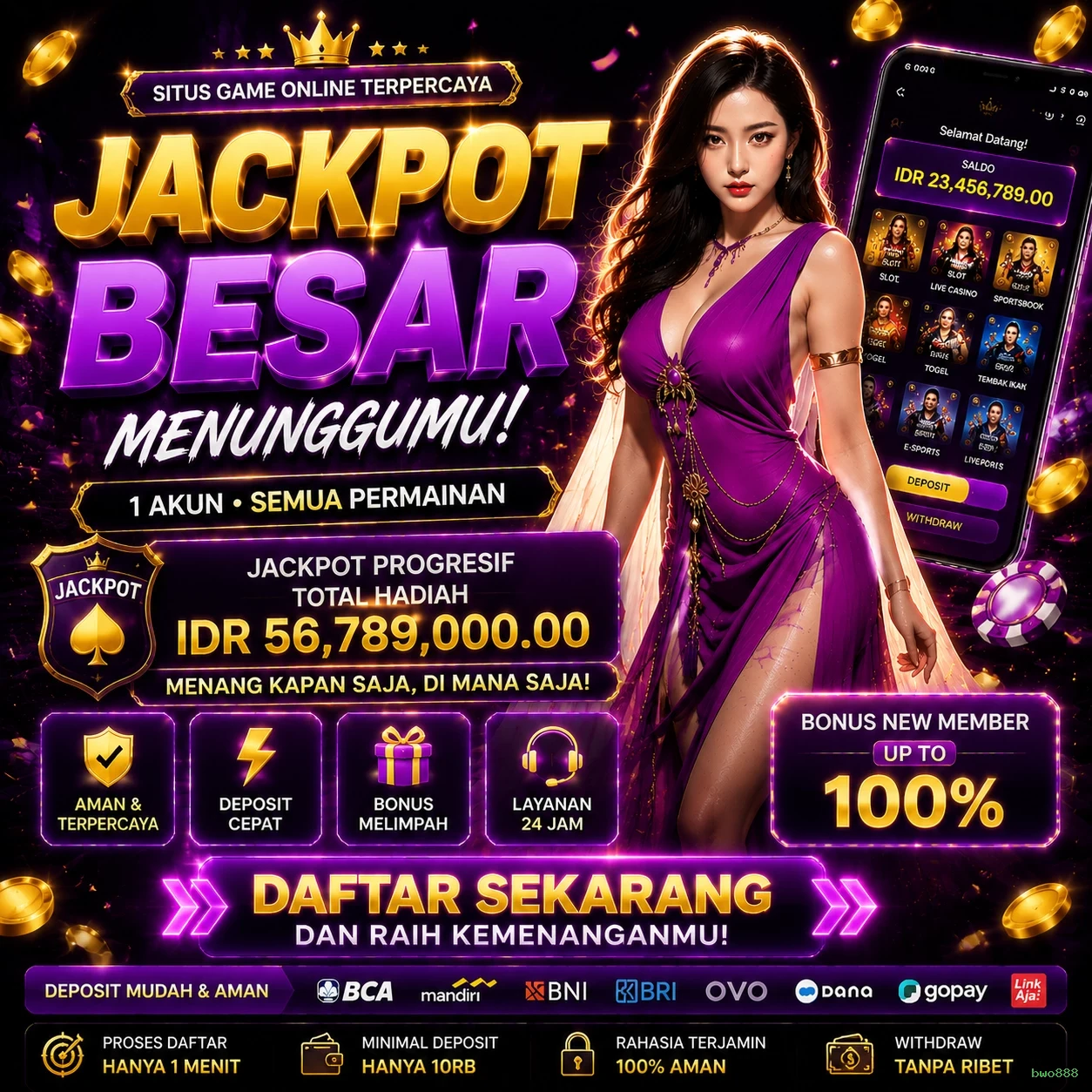 bwo888 Platform Game Terpercaya untuk Pemain Indonesia